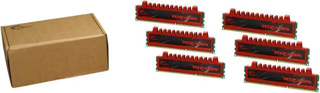 Alt view image 3 of 3 - G.SKILL Ripjaws Series 24GB (6 x 4GB) DDR3 1600 (PC3 12800) Desktop Memory Model F3-12800CL9T2-24GBRL