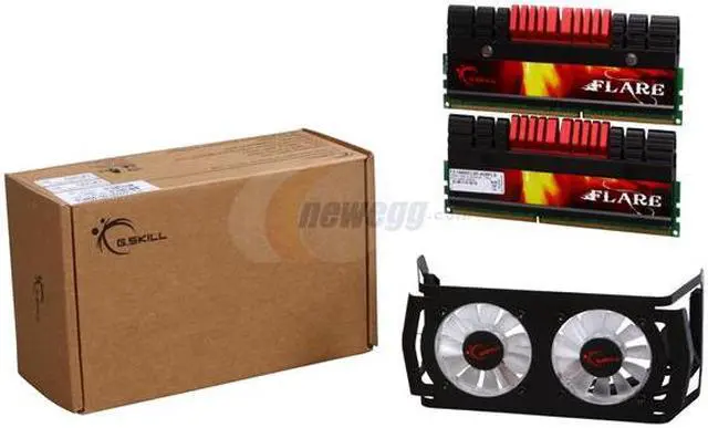 Alt view image 4 of 4 - G.SKILL Flare 4GB (2 x 2GB) DDR3 1800 (PC3 14400) Desktop Memory Model F3-14400CL9D-4GBFLS