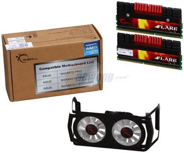 Alt view image 4 of 4 - G.SKILL Flare 4GB (2 x 2GB) DDR3 2000 (PC3 16000) Desktop Memory Model F3-16000CL7D-4GBFLS