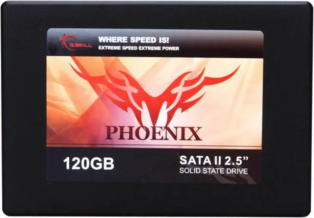 Alt view image 2 of 5 - G.SKILL Phoenix Series 2.5" 120GB SATA II MLC Internal Solid State Drive (SSD) FM-25S2S-120GBP1