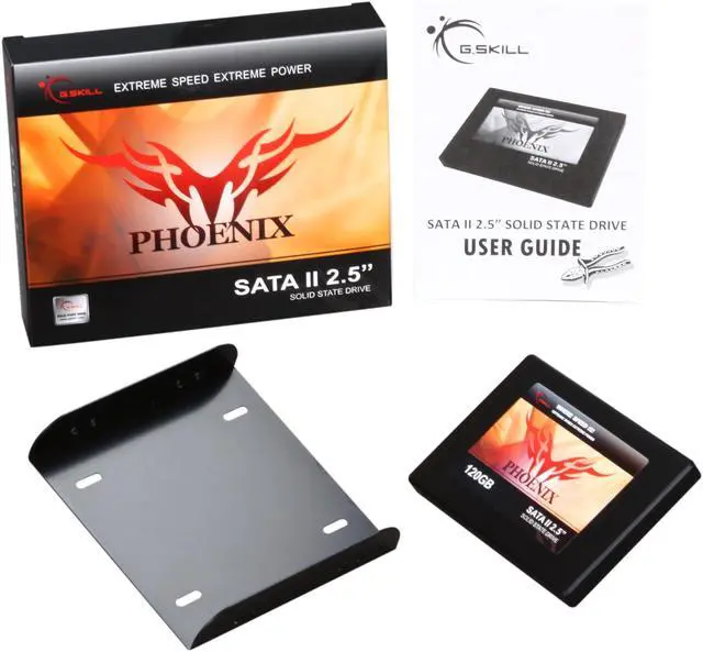 Alt view image 5 of 5 - G.SKILL Phoenix Series 2.5" 120GB SATA II MLC Internal Solid State Drive (SSD) FM-25S2S-120GBP1