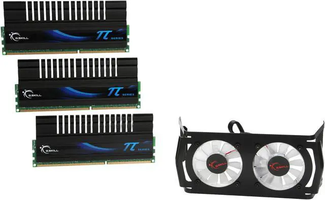 Main image of G.SKILL PI + Turbulence II 6GB (3 x 2GB) DDR3 2000 (PC3 16000) Desktop Memory Model F3-16000CL6T-6GBPID