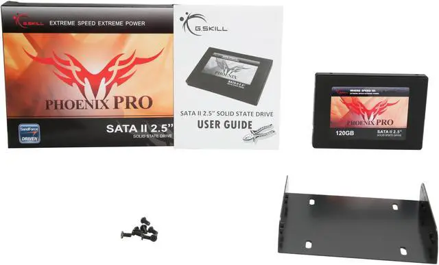 Alt view image 5 of 5 - G.SKILL Phoenix Pro Series 2.5" 120GB SATA II MLC Internal Solid State Drive (SSD) FM-25S2S-120GBP2