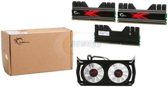 Alt view image 4 of 4 - G.SKILL Trident+ Turbulence II 12GB (3 x 4GB) DDR3 1600 (PC3 12800) Desktop Memory Model F3-12800CL7T-12GBTDD
