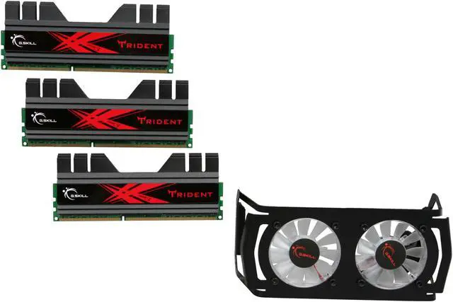 Main image of G.SKILL Trident+ Turbulence II 12GB (3 x 4GB) DDR3 2000 (PC3 16000) Desktop Memory Model F3-16000CL8T-12GBTDD
