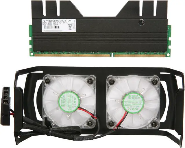 Alt view image 2 of 4 - G.SKILL Trident+ Turbulence II 24GB (6 x 4GB) DDR3 2000 (PC3 16000) Desktop Memory Model F3-16000CL8T2-24GBTDD
