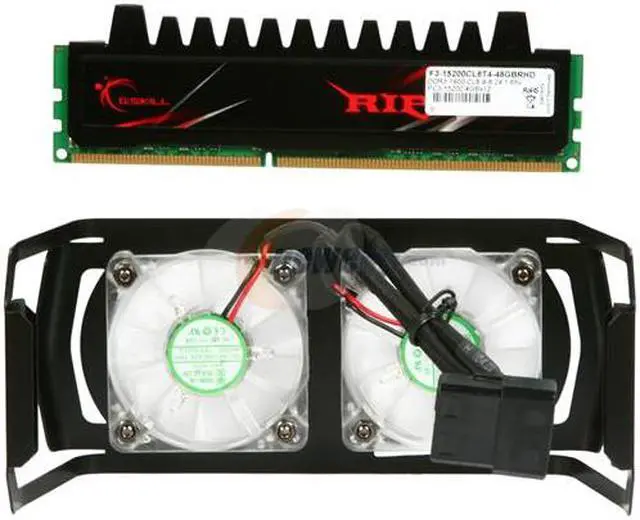 Alt view image 2 of 4 - G.SKILL Ripjaws + Turbulence Series 48GB (12 x 4GB) DDR3 1900 (PC3 15200) Desktop Memory Model F3-15200CL8T4-48GBRHD