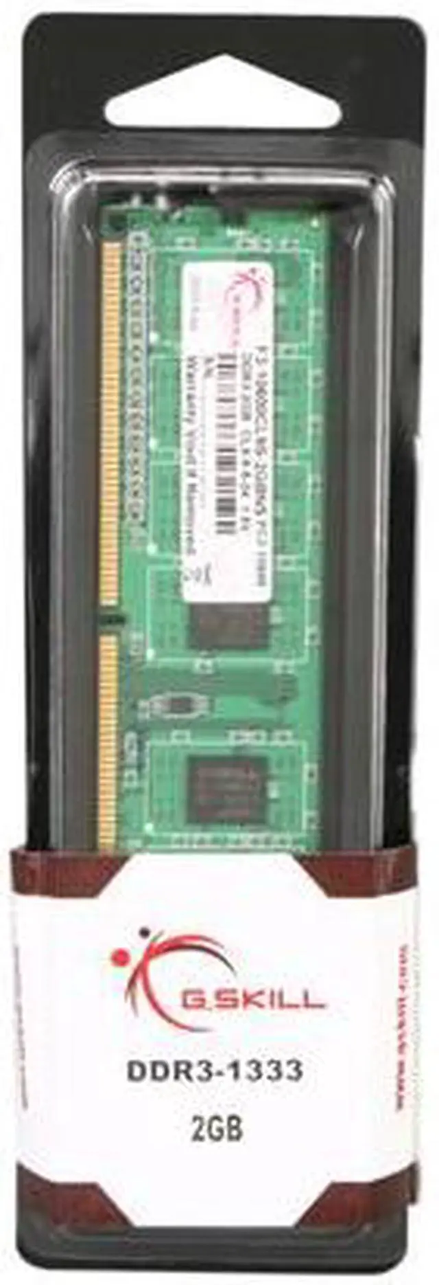 Alt view image 3 of 3 - G.SKILL NS 2GB DDR3 1333 (PC3 10600) Desktop Memory Model F3-10600CL9S-2GBNS