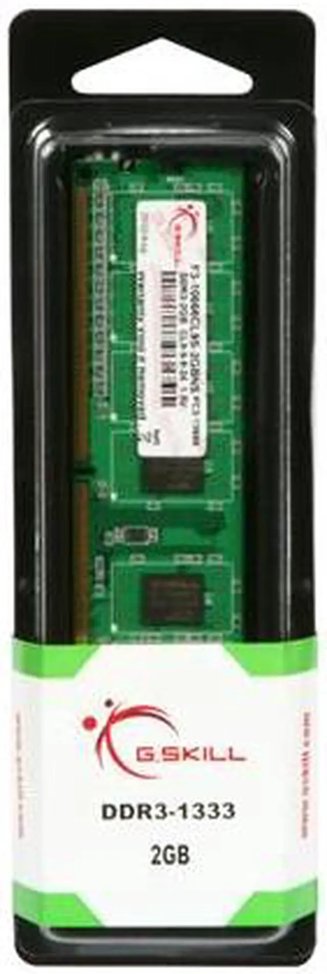 Alt view image 3 of 3 - G.SKILL NS 2GB DDR3 1333 (PC3 10666) Desktop Memory Model F3-10666CL9S-2GBNS