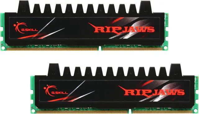 Main image of G.SKILL Ripjaws Series 8GB (2 x 4GB) DDR3 1600 (PC3 12800) Desktop Memory Model F3-12800CL7D-8GBRH