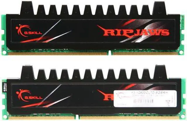 Alt view image 2 of 3 - G.SKILL Ripjaws Series 8GB (2 x 4GB) DDR3 1600 (PC3 12800) Desktop Memory Model F3-12800CL7D-8GBRH