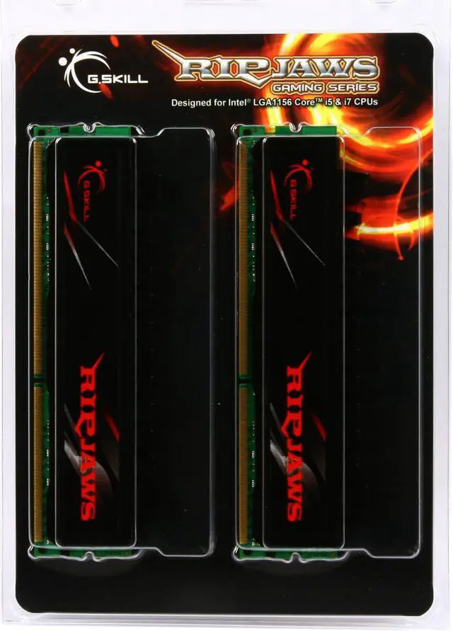 Alt view image 3 of 3 - G.SKILL Ripjaws Series 8GB (2 x 4GB) DDR3 1600 (PC3 12800) Desktop Memory Model F3-12800CL7D-8GBRH