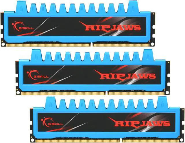 Main image of G.SKILL Ripjaws Series 12GB (3 x 4GB) DDR3 2000 (PC3 16000) Desktop Memory Model F3-16000CL9T-12GBRM