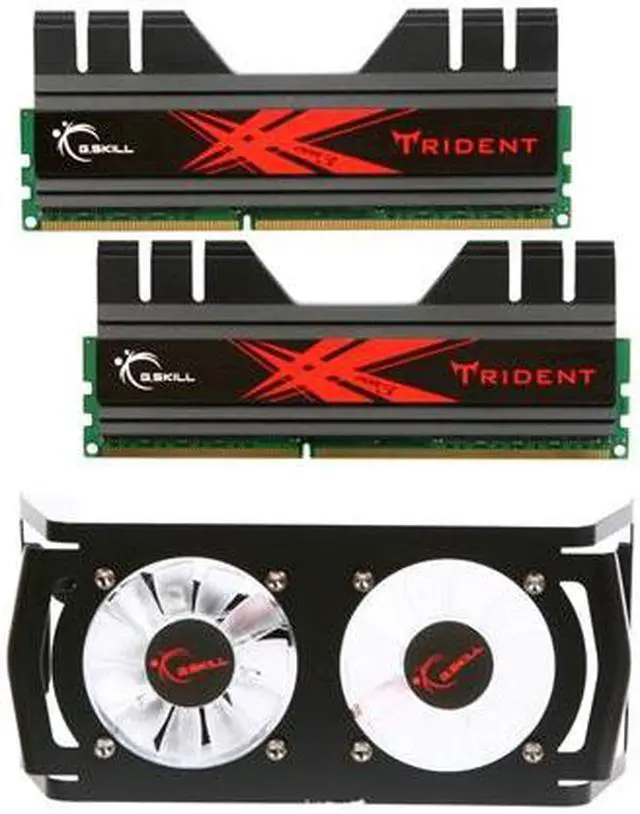 Main image of G.SKILL Trident+ Turbulence II Series 4GB (2 x 2GB) DDR3 2000 (PC3 16000) Desktop Memory Model F3-16000CL9D-4GBTDD