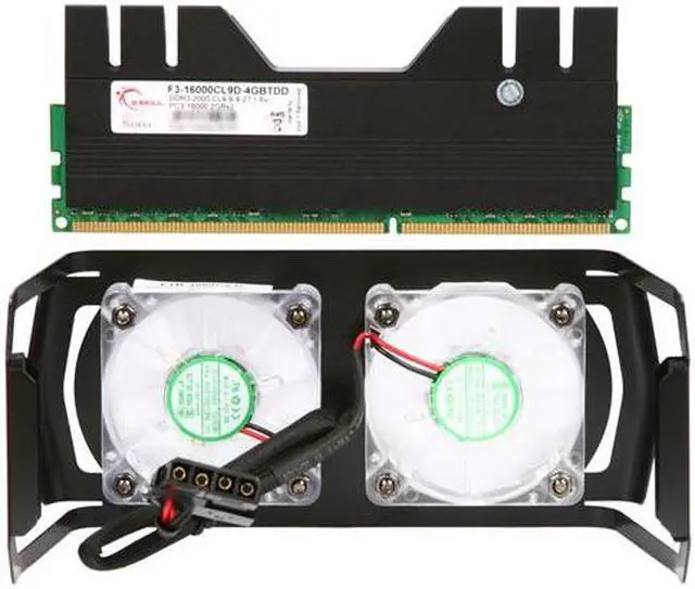 Alt view image 2 of 3 - G.SKILL Trident+ Turbulence II Series 4GB (2 x 2GB) DDR3 2000 (PC3 16000) Desktop Memory Model F3-16000CL9D-4GBTDD