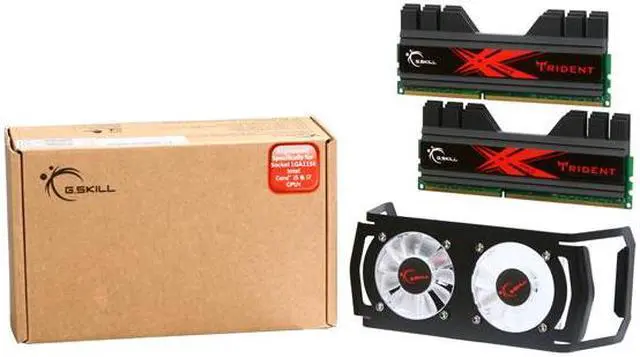 Alt view image 3 of 3 - G.SKILL Trident+ Turbulence II Series 4GB (2 x 2GB) DDR3 2000 (PC3 16000) Desktop Memory Model F3-16000CL9D-4GBTDD