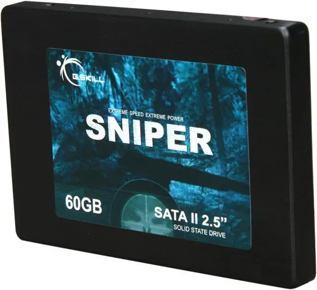 Alt view image 2 of 6 - G.SKILL Sniper Gaming Series 2.5" 60GB SATA II MLC Internal Solid State Drive (SSD) FM-25S2S-60GBSR
