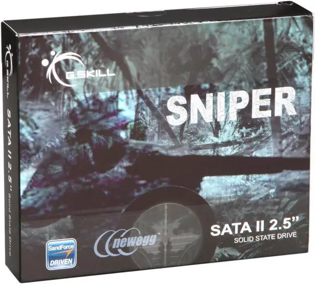 Main image of G.SKILL Sniper Gaming Series 2.5" 120GB SATA II MLC Internal Solid State Drive (SSD) FM-25S2S-120GBSR