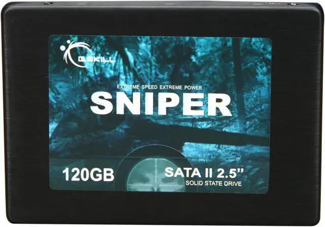 Alt view image 3 of 6 - G.SKILL Sniper Gaming Series 2.5" 120GB SATA II MLC Internal Solid State Drive (SSD) FM-25S2S-120GBSR
