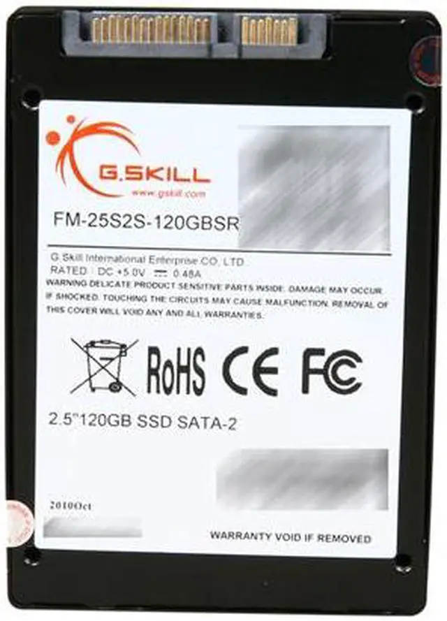 Alt view image 5 of 6 - G.SKILL Sniper Gaming Series 2.5" 120GB SATA II MLC Internal Solid State Drive (SSD) FM-25S2S-120GBSR