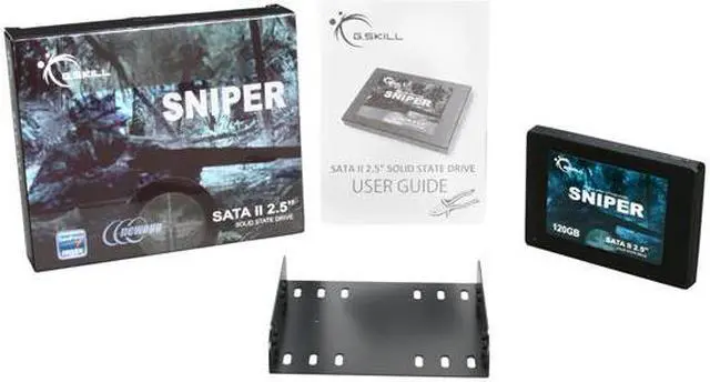 Alt view image 6 of 6 - G.SKILL Sniper Gaming Series 2.5" 120GB SATA II MLC Internal Solid State Drive (SSD) FM-25S2S-120GBSR
