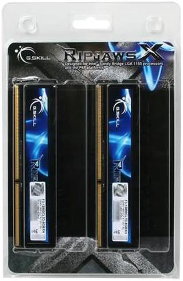 Alt view image 3 of 3 - G.SKILL Ripjaws X Series 8GB (2 x 4GB) DDR3 1600 (PC3 12800) Desktop Memory Model F3-12800CL7D-8GBXH