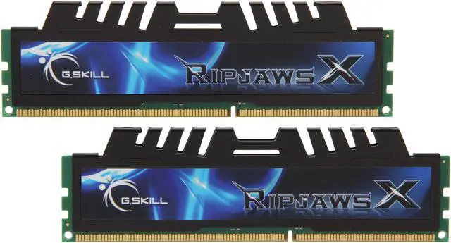 Main image of G.SKILL Ripjaws X Series 4GB (2 x 2GB) DDR3 1333 (PC3 10666) Desktop Memory Model F3-10666CL7D-4GBXH