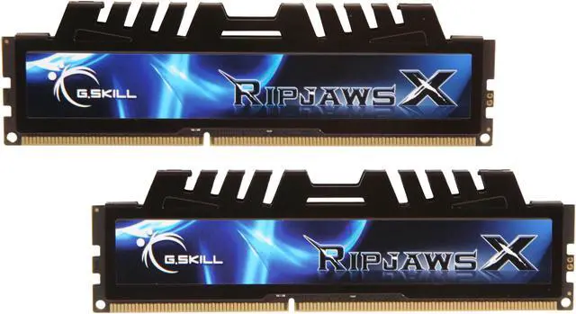 Main image of G.SKILL Ripjaws X Series 8GB (2 x 4GB) DDR3 1333 (PC3 10666) Desktop Memory Model F3-10666CL7D-8GBXH