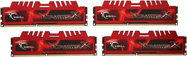 Main image of G.SKILL Ripjaws X Series 16GB (4 x 4GB) DDR3 1333 (PC3 10666) Desktop Memory Model F3-10666CL9Q-16GBXL