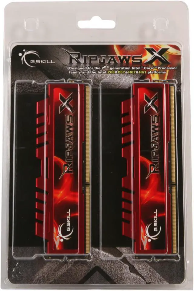 Alt view image 3 of 3 - G.SKILL Ripjaws X Series 16GB (4 x 4GB) DDR3 1333 (PC3 10666) Desktop Memory Model F3-10666CL9Q-16GBXL