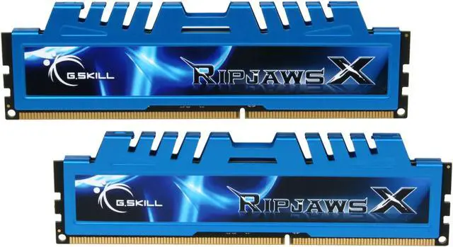 Main image of G.SKILL Ripjaws X Series 4GB (2 x 2GB) DDR3 1600 (PC3 12800) Desktop Memory Model F3-12800CL8D-4GBXM
