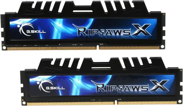 Main image of G.SKILL Ripjaws X Series 4GB (2 x 2GB) DDR3 1600 (PC3 12800) Desktop Memory Model F3-12800CL6D-4GBXH