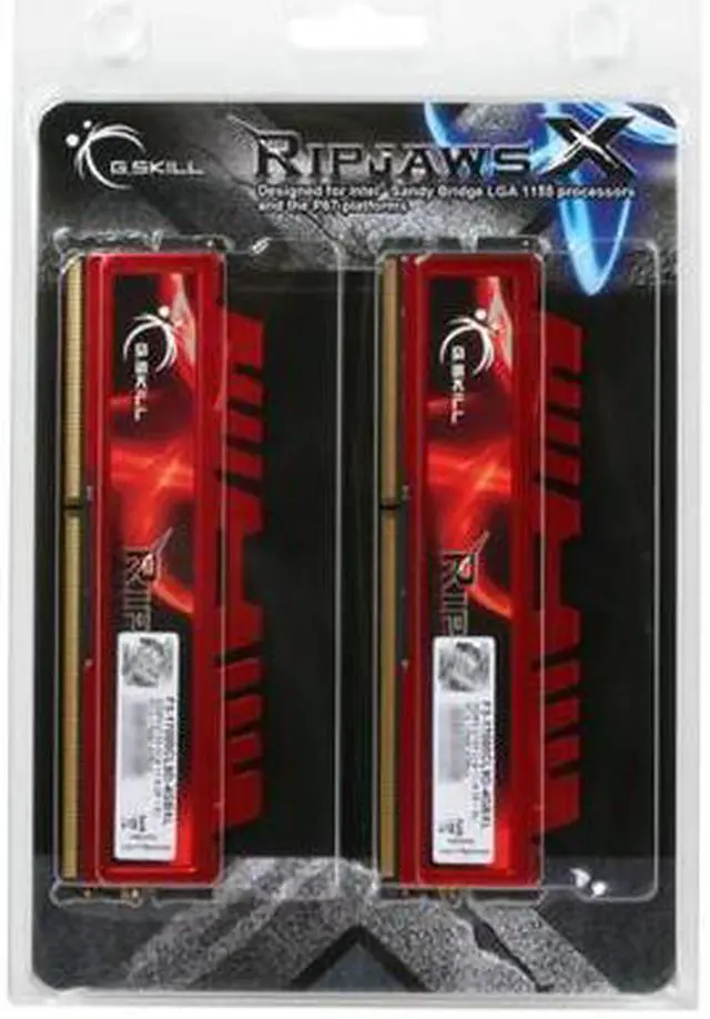 Alt view image 3 of 3 - G.SKILL Ripjaws X Series 4GB (2 x 2GB) DDR3 2133 (PC3 17000) Desktop Memory Model F3-17000CL9D-4GBXL