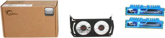 Alt view image 6 of 6 - G.SKILL Ripjaws X + Turbulence II Series 4GB (2 x 2GB) DDR3 2133 (PC3 17000) Desktop Memory Model F3-17000CL8D-4GBXMD