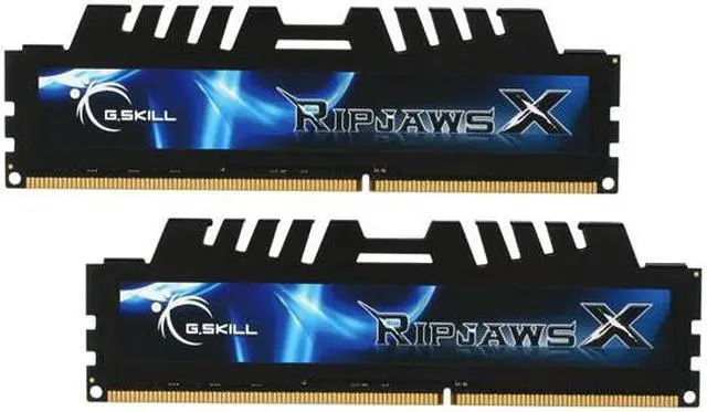 Alt view image 2 of 7 - G.SKILL Ripjaws X + Turbulence II Series 4GB (2 x 2GB) DDR3 2200 (PC3 17600) Desktop Memory Model F3-17600CL7D-4GBXHD
