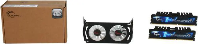Alt view image 7 of 7 - G.SKILL Ripjaws X + Turbulence II Series 4GB (2 x 2GB) DDR3 2200 (PC3 17600) Desktop Memory Model F3-17600CL7D-4GBXHD