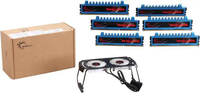 Alt view image 3 of 3 - G.SKILL Ripjaws Series 24GB (6 x 4GB) DDR3 1600 (PC3 12800) Desktop Memory Model F3-12800CL7T2-24GBRMD