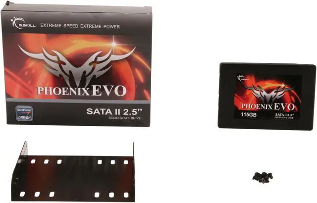 Alt view image 6 of 6 - G.SKILL PHOENIX EVO 2.5" 115GB SATA II Internal Solid State Drive (SSD) FM-25S2-115GBPE