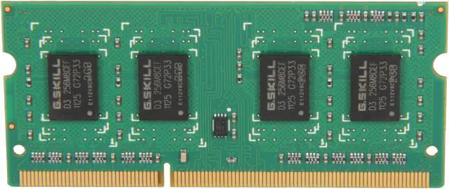 Alt view image 2 of 3 - G.SKILL 2GB 204-Pin DDR3 SO-DIMM DDR3 1600 (PC3 12800) Laptop Memory Model F3-12800CL9S-2GBSQ