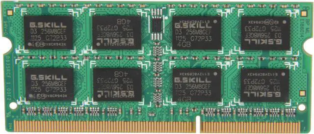 Alt view image 3 of 3 - G.SKILL 4GB 204-Pin DDR3 SO-DIMM DDR3 1600 (PC3 12800) Laptop Memory Model F3-12800CL9S-4GBSQ