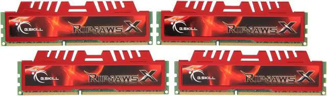 Main image of G.SKILL Ripjaws X Series 16GB (4 x 4GB) DDR3 2133 (PC3 17000) Desktop Memory Model F3-17000CL11Q-16GBXL