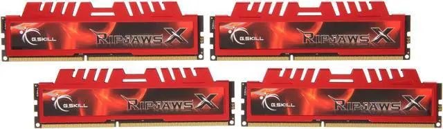 Main image of G.SKILL Ripjaws X Series 32GB (4 x 8GB) DDR3 1333 (PC3 10666) Desktop Memory Model F3-10666CL9Q-32GBXL