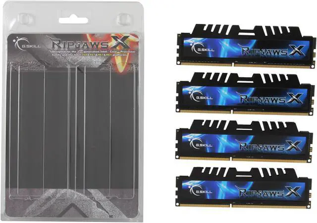 Alt view image 3 of 3 - G.SKILL Ripjaws X Series 8GB (4 x 2GB) DDR3 1333 (PC3 10666) Desktop Memory Model F3-10666CL7Q-8GBXH
