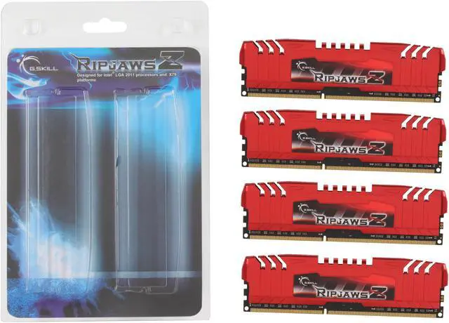 Alt view image 3 of 3 - G.SKILL Ripjaws Z Series 16GB (4 x 4GB) DDR3 1600 (PC3 12800) Desktop Memory Model F3-12800CL9Q-16GBZL