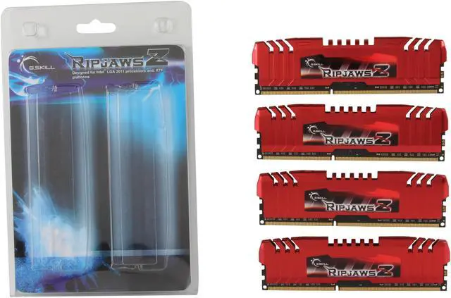 Alt view image 3 of 3 - G.SKILL Ripjaws Z Series 16GB (4 x 4GB) DDR3 1866 (PC3 14900) Desktop Memory Model F3-14900CL9Q-16GBZL