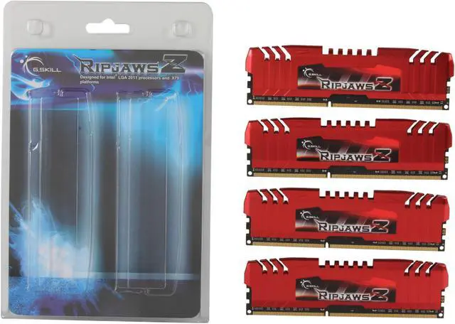 Alt view image 3 of 3 - G.SKILL Ripjaws Z Series 16GB (4 x 4GB) DDR3 2133 (PC3 17000) Desktop Memory Model F3-17000CL11Q-16GBZL