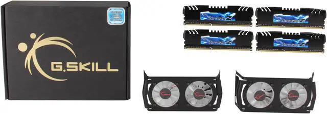 Alt view image 4 of 4 - G.SKILL Ripjaws Z Series 16GB (4 x 4GB) DDR3 2400 (PC3 19200) Desktop Memory Model F3-19200CL11Q-16GBZHD