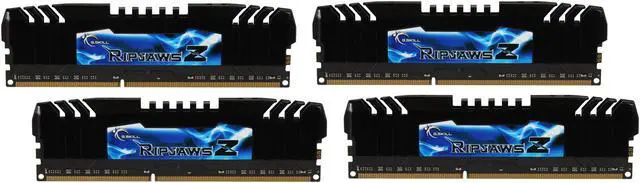 Alt view image 2 of 5 - G.SKILL Ripjaws Z Series 16GB (4 x 4GB) DDR3 2400 (PC3 19200) Desktop Memory Model F3-19200CL9Q-16GBZHD