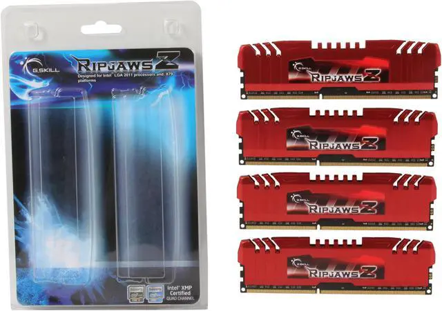 Alt view image 3 of 3 - G.SKILL Ripjaws Z Series 8GB (4 x 2GB) DDR3 1600 (PC3 12800) Desktop Memory Model F3-12800CL9Q-8GBZL