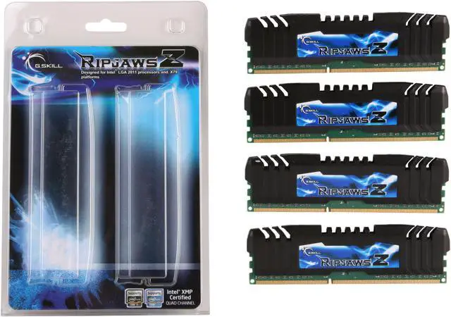 Alt view image 3 of 3 - G.SKILL Ripjaws Z Series 16GB (4 x 4GB) DDR3 1600 (PC3 12800) Desktop Memory Model F3-12800CL8Q-16GBZH